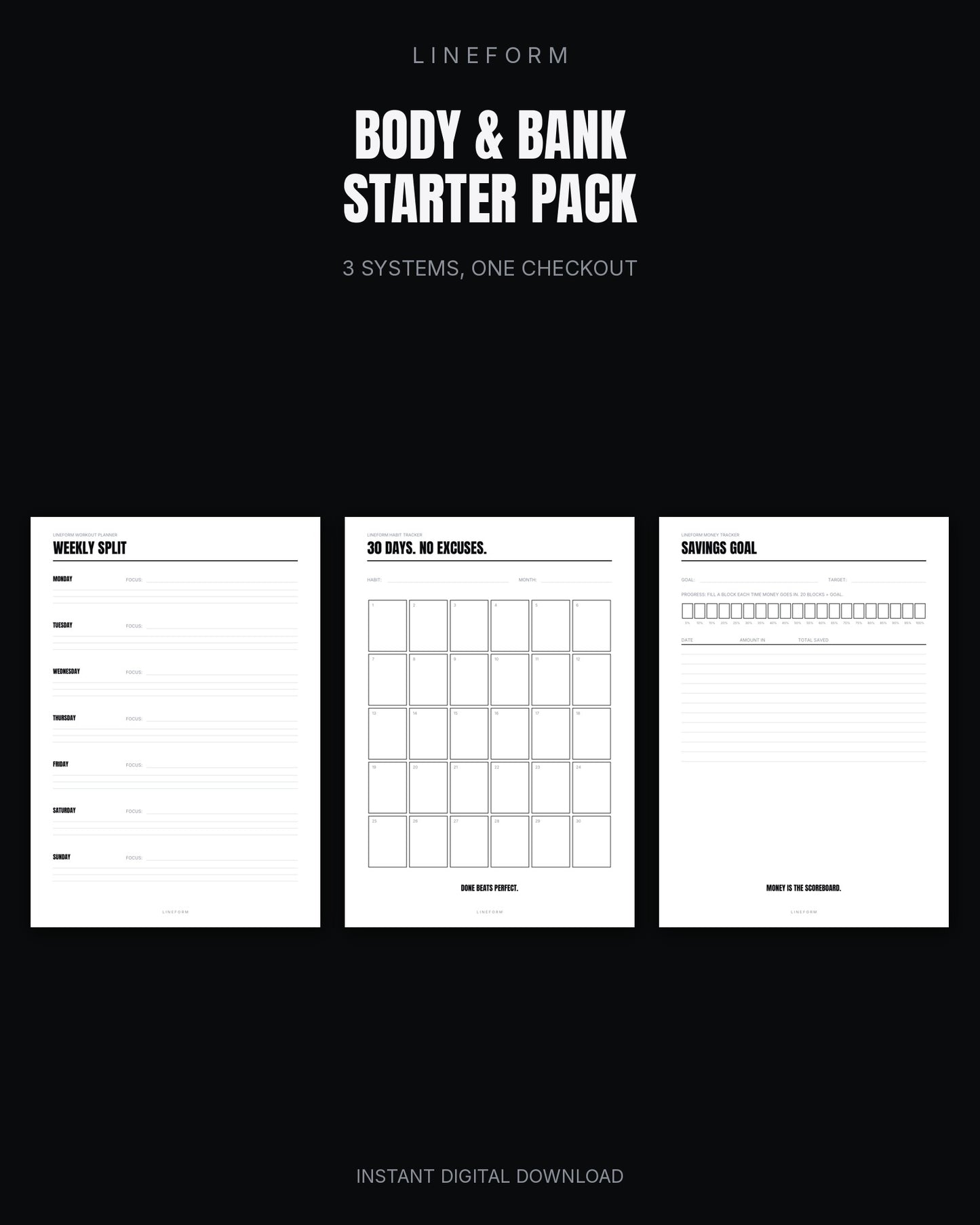 Body & Bank Starter Pack