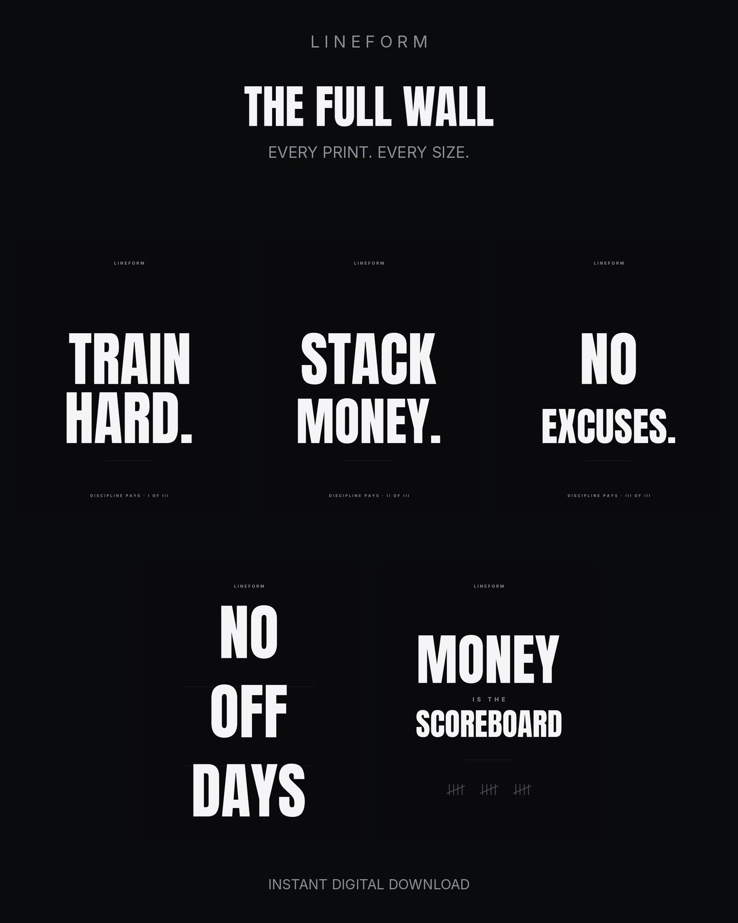 The Full Wall | Complete Wall Art Collection